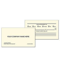 Two Sided Appointment Business Cards, Premium Stock