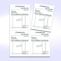8-1/2 x 11" Sheet with 1 vert. perf  in 1 Horizontal perf @ the center