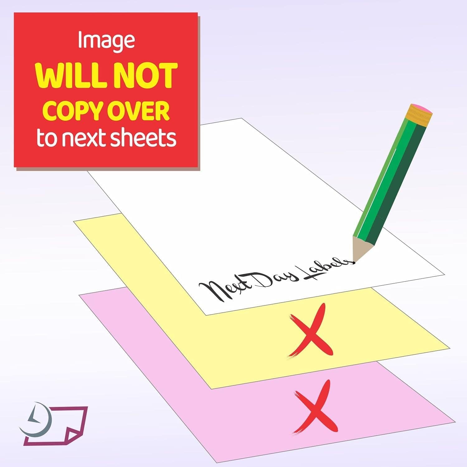 8-1/2 x 11" Plain Collated Paper, 3 Part, White, Canary & Pink (Not Carbonless)