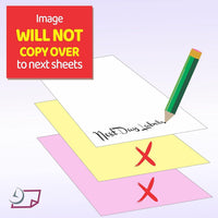 8-1/2 x 11" Plain Collated Paper, 3 Part, White, Canary & Pink (Not Carbonless)