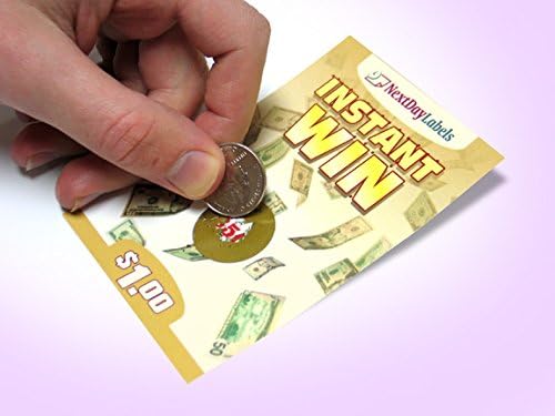 1" Round Gold Scratch Off Labels Stickers, 1000 labels per roll