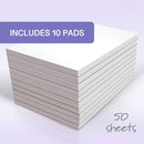 Blank Memo Pads  10 Pads  3 x 5