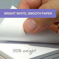 Blank Memo Pads  10 Pads  3 x 5