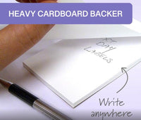 Blank Memo Pads  10 Pads  3 x 5