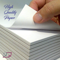 Blank Memo Pads 10 Pads  4 x 6