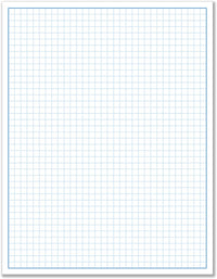 8-1/2 x 11" Quadrille Graph Paper