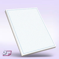 8-1/2 x 11" Quadrille Graph Paper