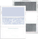 8 1/2″ x 11″ Pressure Seal Security Check Form with Blue Void, Z Fold