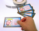 2" x 1" Silver Rectangle Scratch Off  Label Stickers