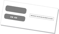 2025 3 UP Laser W-2 Forms, Employee Copy, Horizontal Format (100 Blank Sheets & Envelopes)