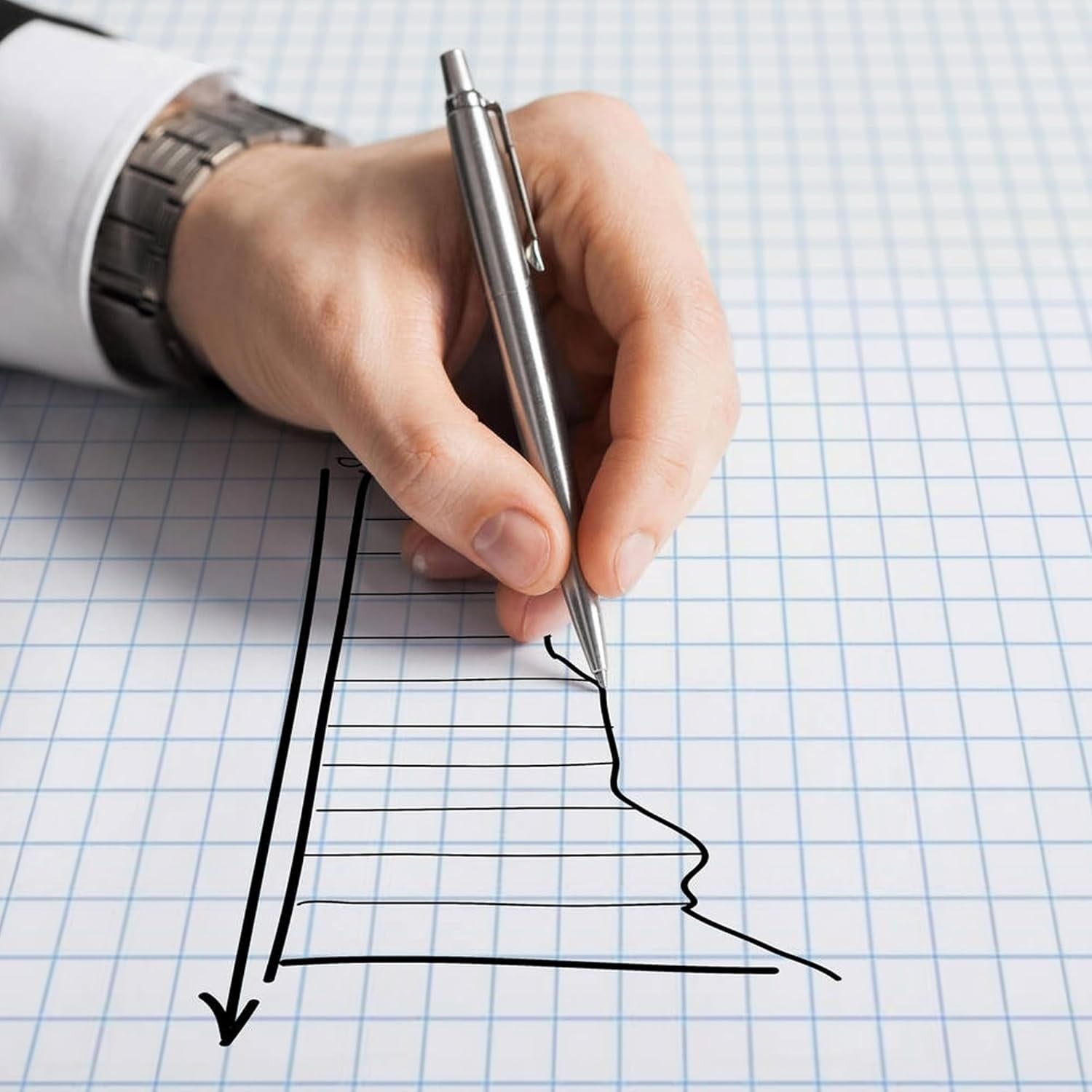 8-1/2 x 14" Quadrille Graph Paper Pad
