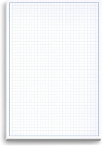 8-1/2 x 14" Quadrille Graph Paper Pad