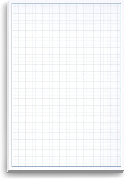8-1/2 x 14" Quadrille Graph Paper Pad