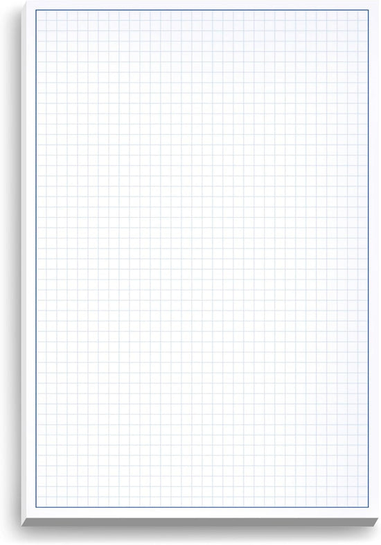8-1/2 x 14" Quadrille Graph Paper Pad