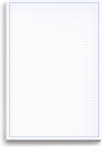8-1/2 x 14" Quadrille Graph Paper