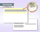 2025 3-Up W-2 Tax Forms (100 Sheets & Self Seal Envelopes) for Laser or Inkjet, Instructions Printed on The Back.