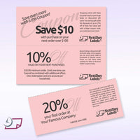 8-1/2 x 11" 20# Laser cut sheet, 2 Horizontal perf at 3-2/3" & 7-1/3" Pink
