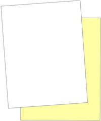 8-1/2 x 11" Laser Carbonless 2 Part Paper