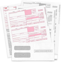 "New" 1099-NEC Forms for 2024, 4-Part  Tax Forms,  vendor kit of 50 Forms & Envelopes.