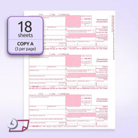 "New" 1099-NEC Forms for 2024, 4-Part  Tax Forms,  vendor kit of 50 Forms & Envelopes.