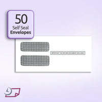 "New" 1099-NEC Forms for 2024, 4-Part  Tax Forms,  vendor kit of 50 Forms & Envelopes.