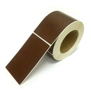 Rectangle Inventory Color Coding Labels - Brown - 3 x 5