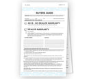 Federal Buyers Guide Warranty, 7-5/16" x 11-5/8", 2 Part