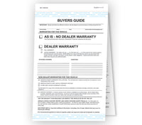 2 Part Federal Buyers Guides, Warranty