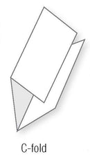 8 1/2″ x 14″ Pressure Seal Security, Uneven C fold with return Envelope with Blue Tint