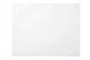 9-1/2 x 7" Continuous Paper, 15# White 2 Part with Side Perfs