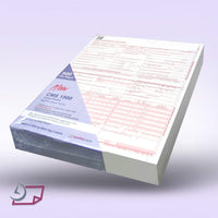 8-1/2 x 11" CMS HCFA 1500 Laser Format Insurance Claim Form