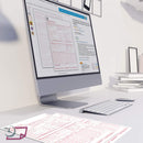 8-1/2" x11" CMS HCFA 1500, Laser Format