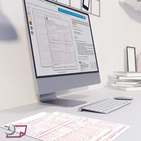 8-1/2" x11" CMS HCFA 1500, Laser Format