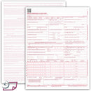 8-1/2 x 11" CMS HCFA 1500 Laser Format Insurance Claim Form