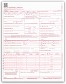 8-1/2 x 11" CMS HCFA 1500 Laser Format Insurance Claim Form