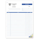 Job Invoice Form, 8 1/2 X 11"