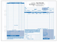 Auto Repair Order Form,  11" x 8½"