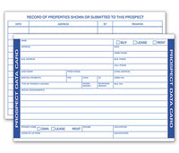 Real Estate Prospect Cards