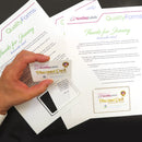 Integrated Card 13 mil polyester Duplex Printable 1 Card on bottom
