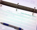 Employee Attendance Records Forms, 11 X 8 1/2"