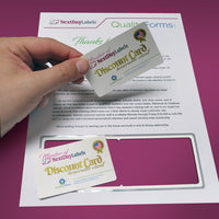 Integrated Card 7 mil polyester Duplex Printable 2 Cards on the bottom
