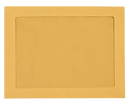 9 x 12  Full Face  Brown Kraft Blank, Window  Envelopes