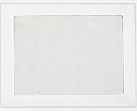 9 x 12  Booklet Full Face White Blank, Window  Envelopes