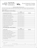 Forklift saftey Inspection Checklist Form