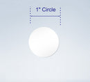 Wafer  Seals, 1" Round, Translucent,