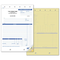 Work Order Invoice , 6 3/8 X 8 1/2"