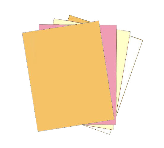 8-1/2 x 11" Laser Carbonless 4 Part Paper