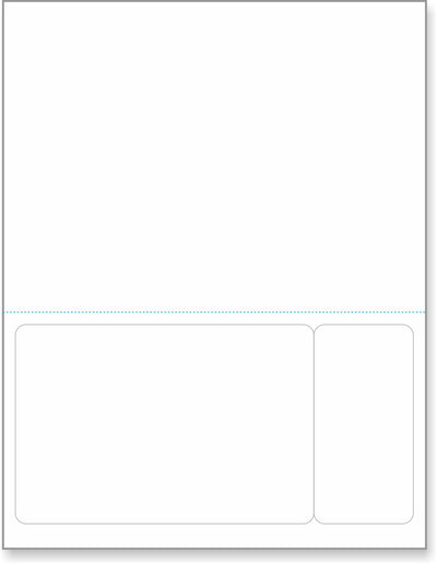 Integrated Label Form 2 Labels  6x4 & 2x4 Bottom