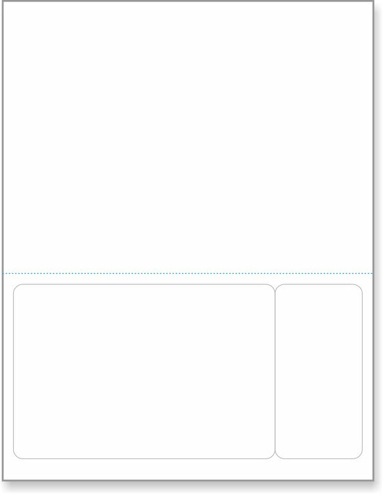 Integrated Label Form 2 Labels  6x4 & 2x4 Bottom