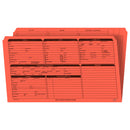 Real Estate Listing Folder, Right Panel List, Legal Size, Orange